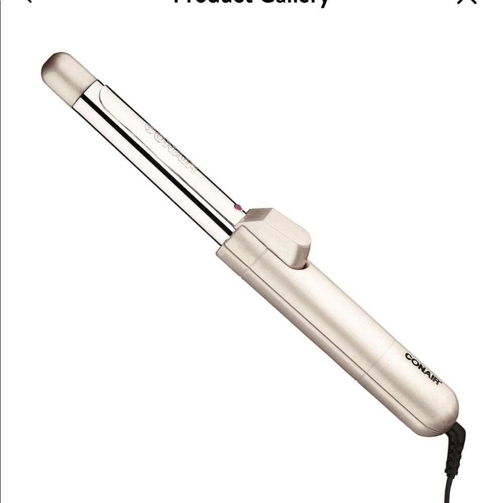 Conair curling iron and scrunchies set